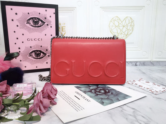 GG Gucci XL leather pouch wallet