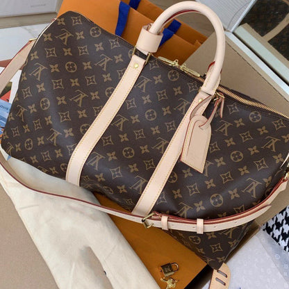 LV KEEPALL BANDOULIERE 45 MONOGRAM CANVAS