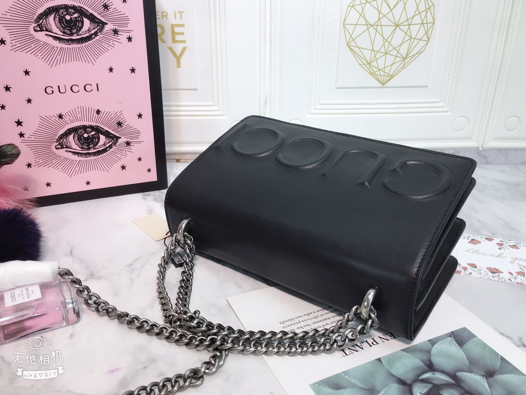 GG Gucci XL leather pouch wallet