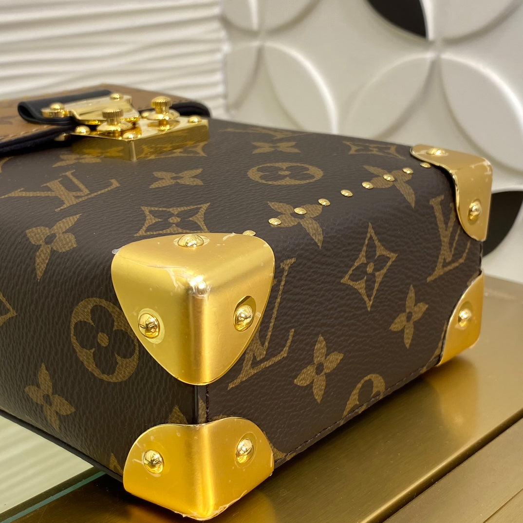 LV camera box monogram reverse