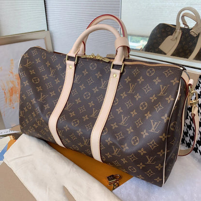 LV KEEPALL BANDOULIERE 45 MONOGRAM CANVAS