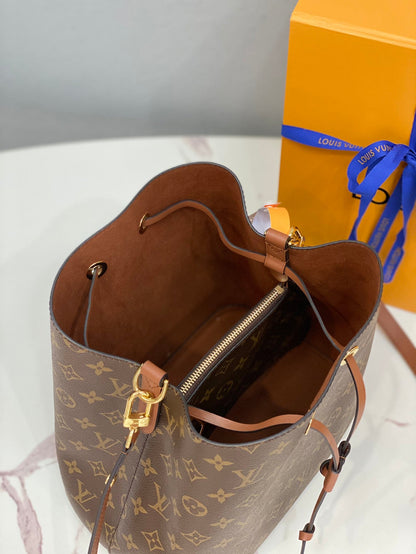 LOUIS VUITTON NEONOE BROWN - Rachellebags