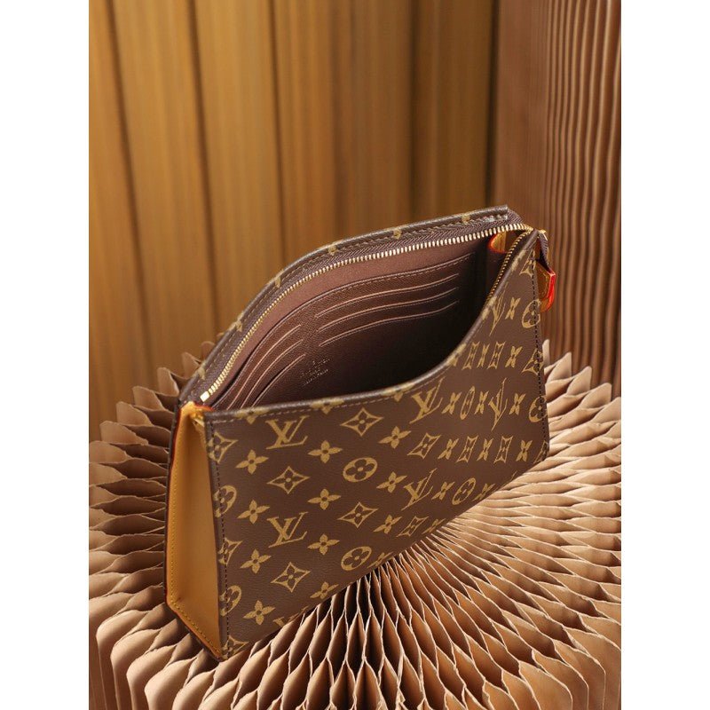 Louis Vuitton Toiletry Pouch 26 in Woven Raffia with Gold-tone - US