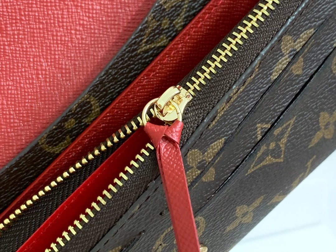 LV Wallet Light Red - Rachellebags