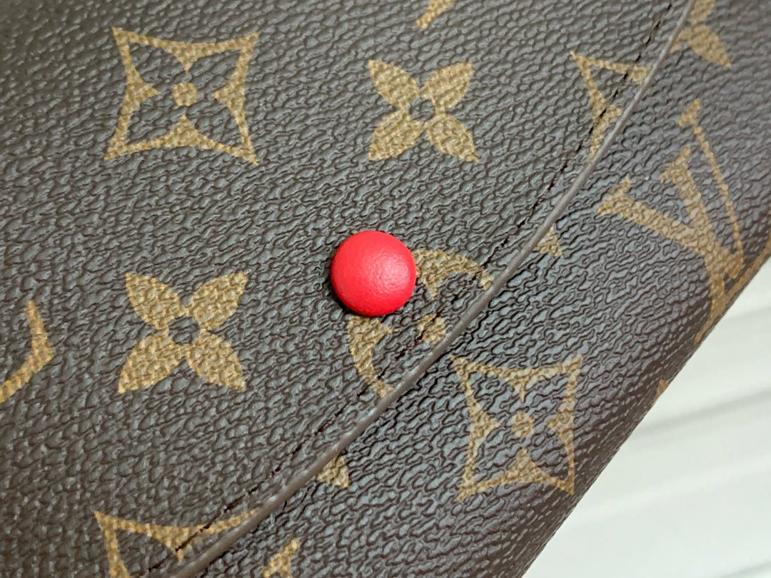 LV Wallet Light Red - Rachellebags