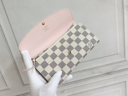 LV Wallet white-Pink - Rachellebags