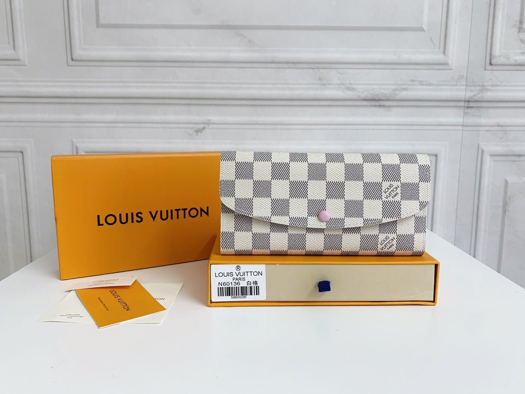 LV Wallet white-Pink - Rachellebags